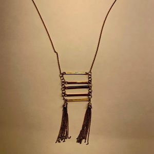 Long decorative necklace